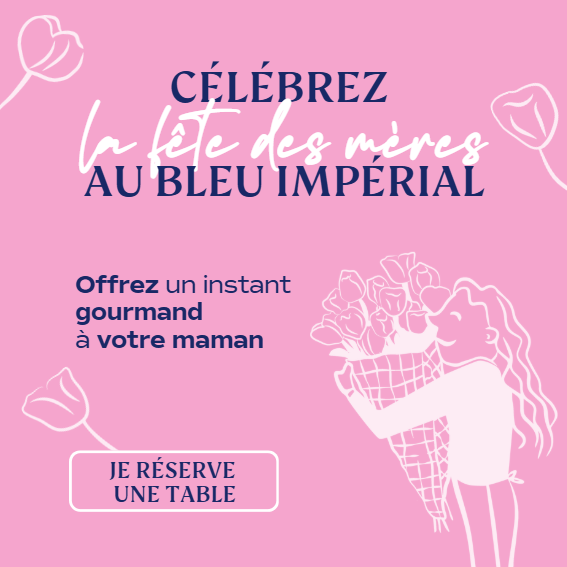Pop up Bleu Impérial – fête des mères